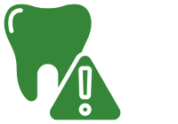 Dental health warning symbol